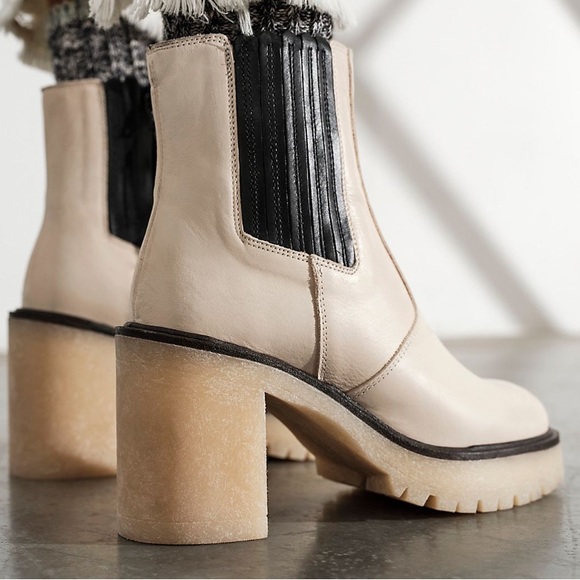 Free People Off White/Cream James Chelsea Boot Size 41/11 - Picture 4 of 15